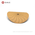 Gold Sandpaper Hook and Loop Abrasive Sanding Disc